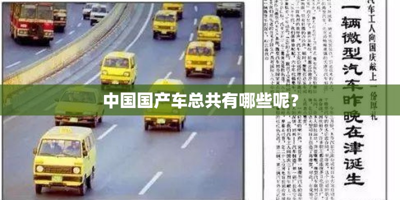 中国国产车总共有哪些呢? 中国国产车总共有哪些呢?