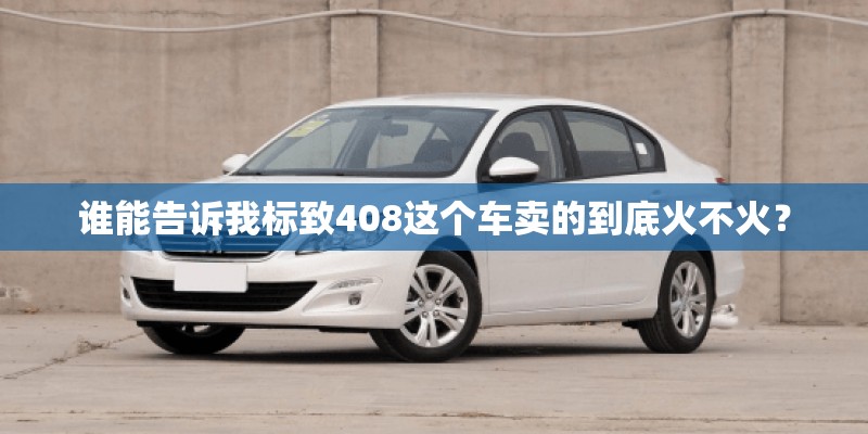 谁能告诉我标致408这个车卖的到底火不火? 谁能告诉我标致408这个车卖的到底火不火?