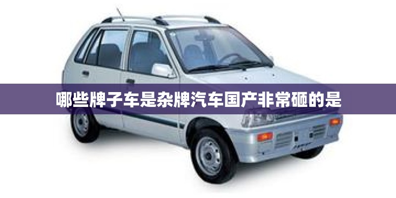 哪些牌子车是杂牌汽车国产非常砸的是 哪些牌子车是杂牌汽车国产非常砸的是