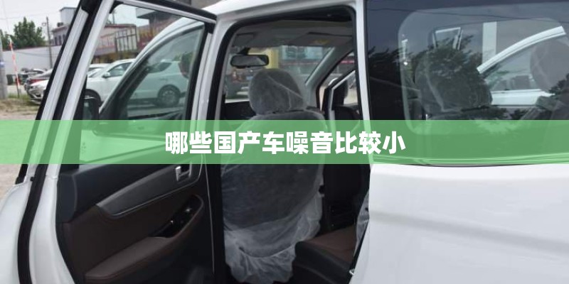 哪些国产车噪音比较小 哪些国产车噪音比较小