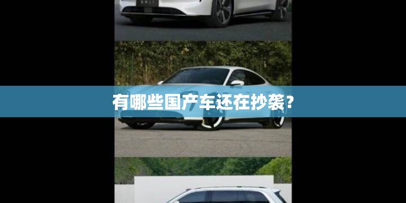 有哪些国产车还在抄袭？
