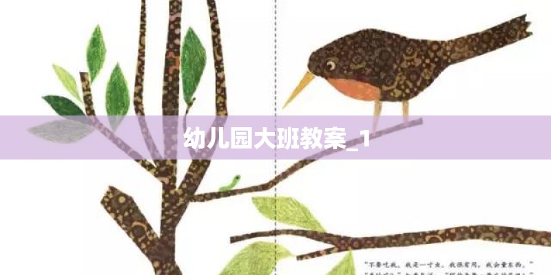 幼儿园大班教案_1