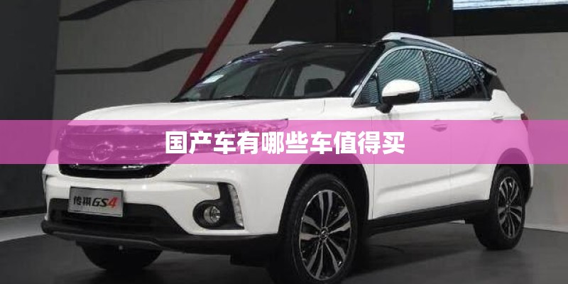 国产车有哪些车值得买 国产车有哪些车值得买