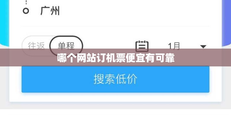 哪个网站订机票便宜有可靠 哪个网站订机票便宜有可靠