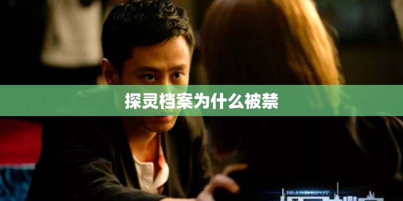 探灵档案为什么被禁