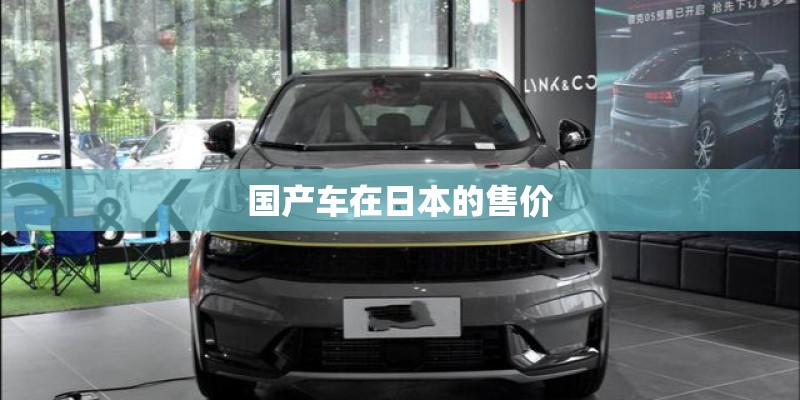 国产车在日本的售价