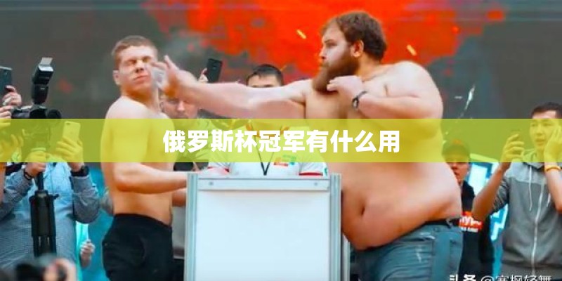 俄罗斯杯冠军有什么用