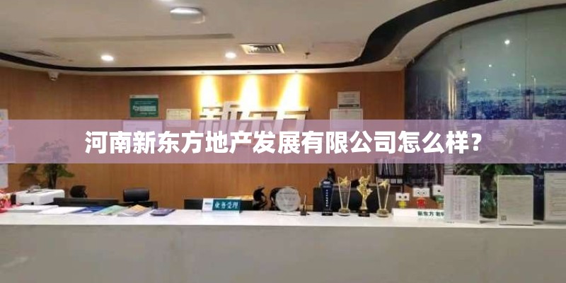 河南新东方地产发展有限公司怎么样? 河南新东方地产发展有限公司怎么样?