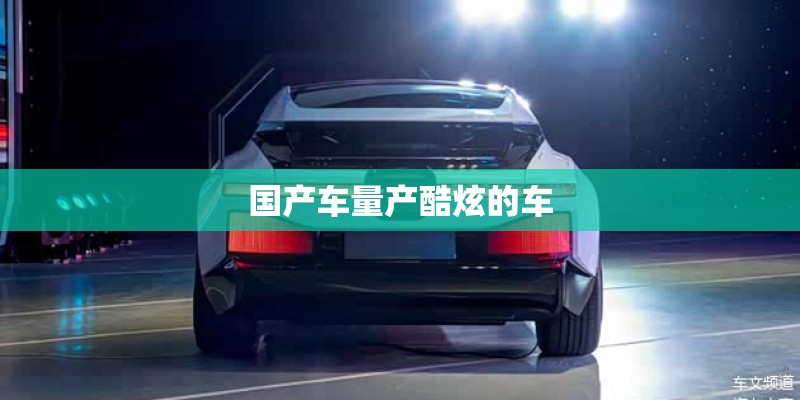 国产车量产酷炫的车 国产车量产酷炫的车