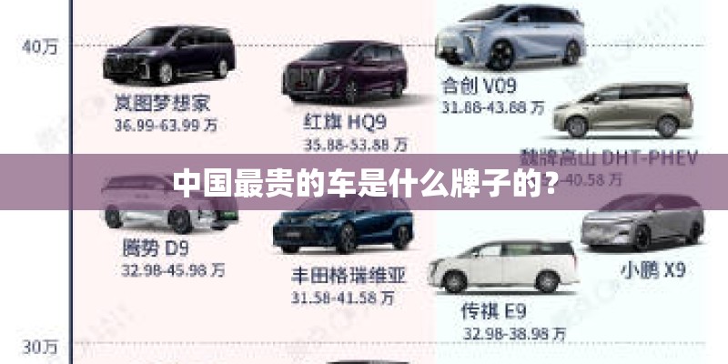 中国最贵的车是什么牌子的? 中国最贵的车是什么牌子的?