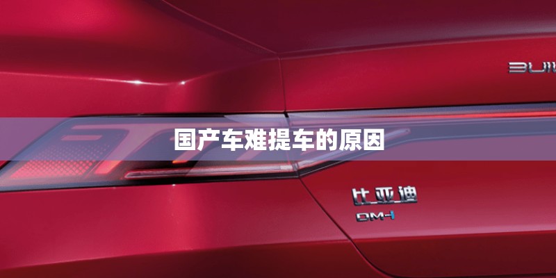 国产车难提车的原因 国产车难提车的原因