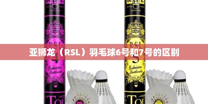 亚狮龙(RSL)羽毛球6号和7号的区别 亚狮龙(RSL)羽毛球6号和7号的区别