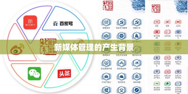 新媒体管理的产生背景 新媒体管理的产生背景