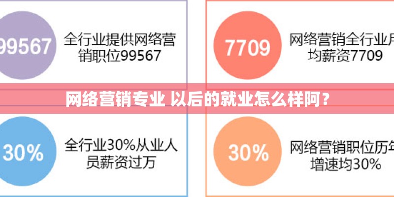网络营销专业 以后的就业怎么样阿？