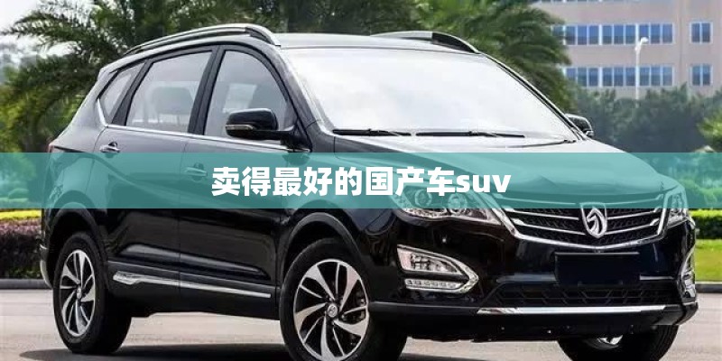 卖得最好的国产车suv