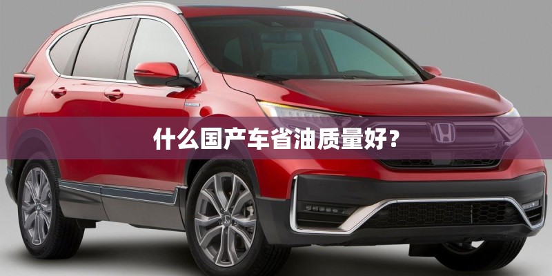 什么国产车省油质量好？