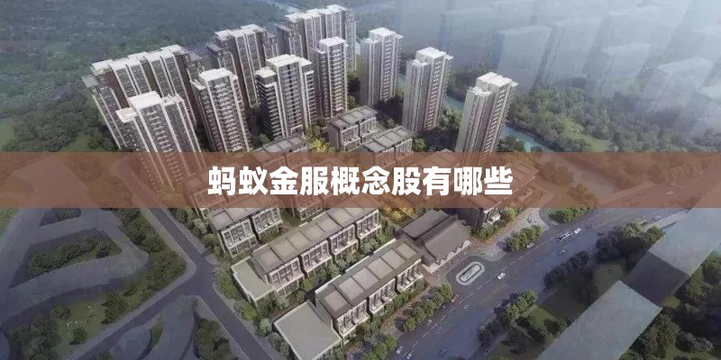蚂蚁金服概念股有哪些 蚂蚁金服概念股有哪些