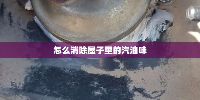 怎么消除屋子里的汽油味 怎么消除屋子里的汽油味