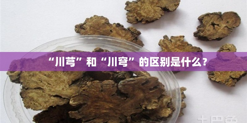 “川芎”和“川穹”的区别是什么? “川芎”和“川穹”的区别是什么?