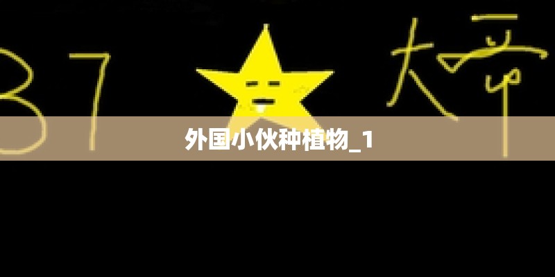 外国小伙种植物_1
