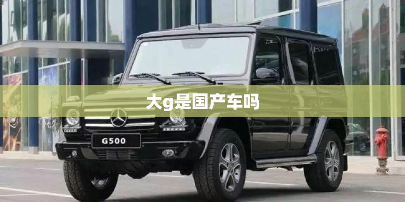 大g是国产车吗