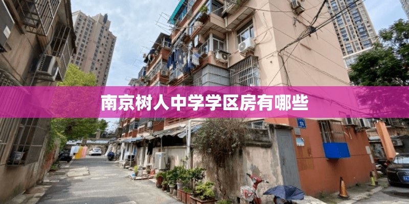 南京树人中学学区房有哪些