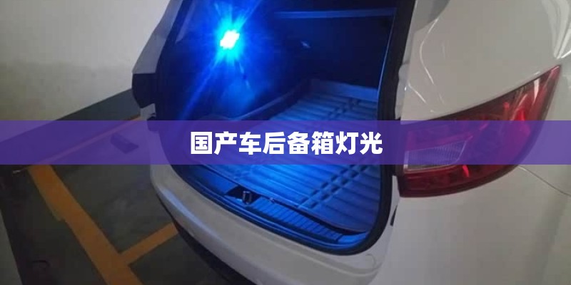 国产车后备箱灯光