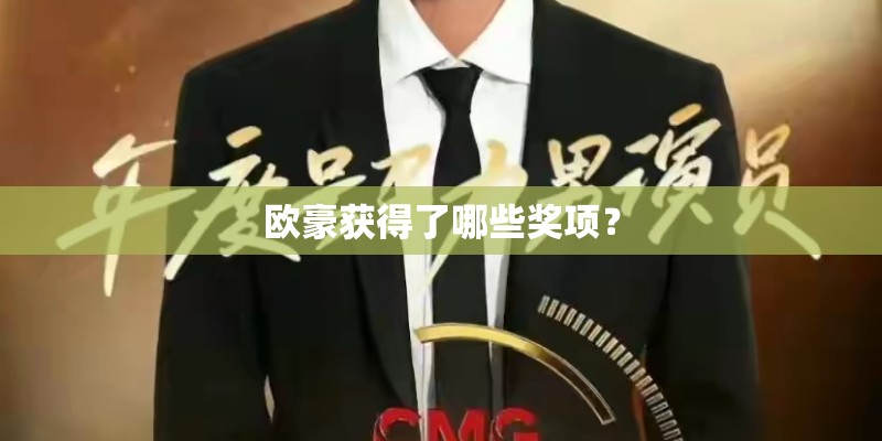欧豪获得了哪些奖项? 欧豪获得了哪些奖项?