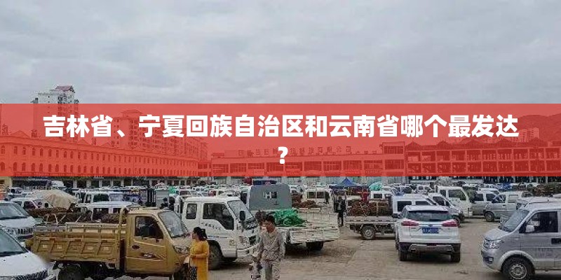 吉林省、宁夏回族自治区和云南省哪个最发达？