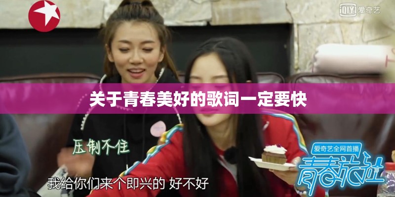 关于青春美好的歌词一定要快