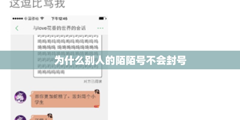 为什么别人的陌陌号不会封号 为什么别人的陌陌号不会封号